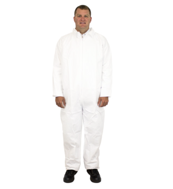 Coverall - 60g - White, Microporous